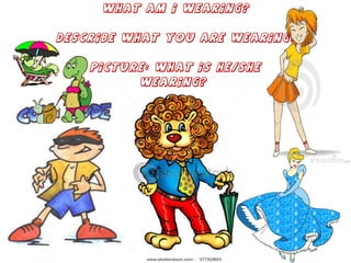 What am I wearing? Describe what you are wearing. Picture: What is he/she  wearing?  