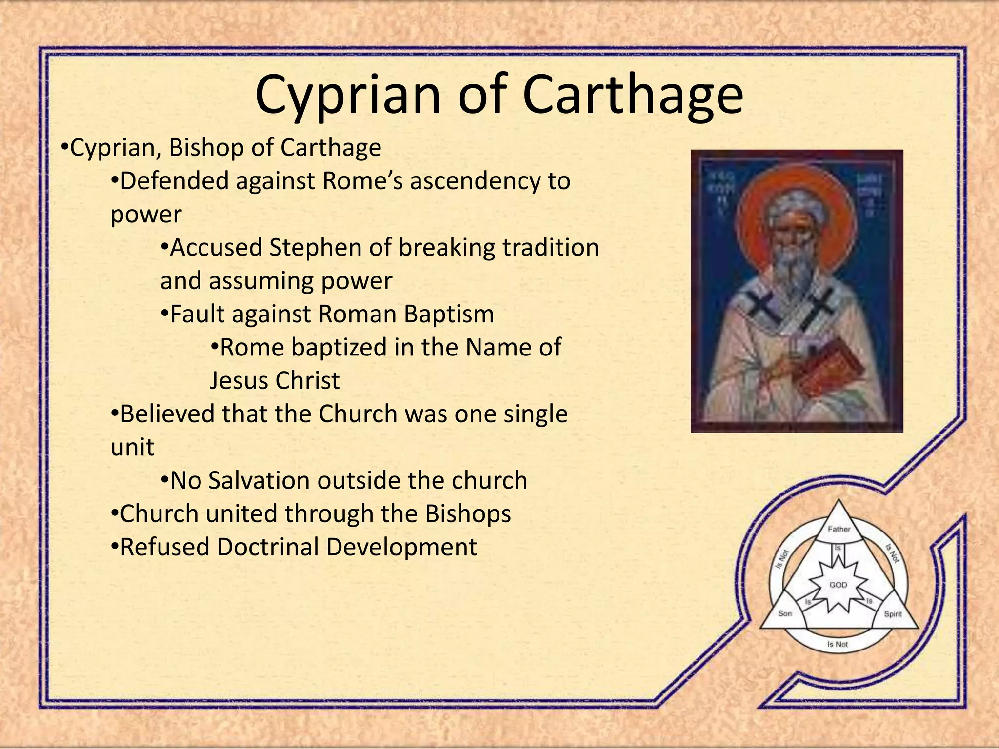 Trinity Presentation 3rd Century