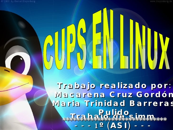 CUPSimpresión Linux
