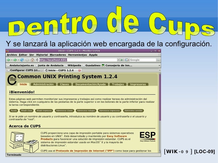 CUPSimpresión Linux