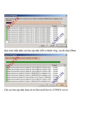 Triển khai wsus windows server update services | DOCX