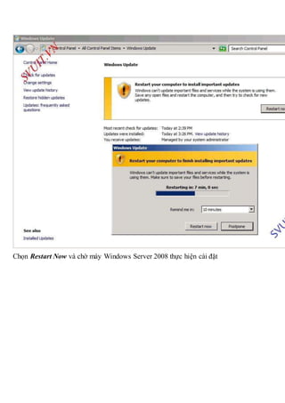 Triển khai wsus windows server update services | DOCX