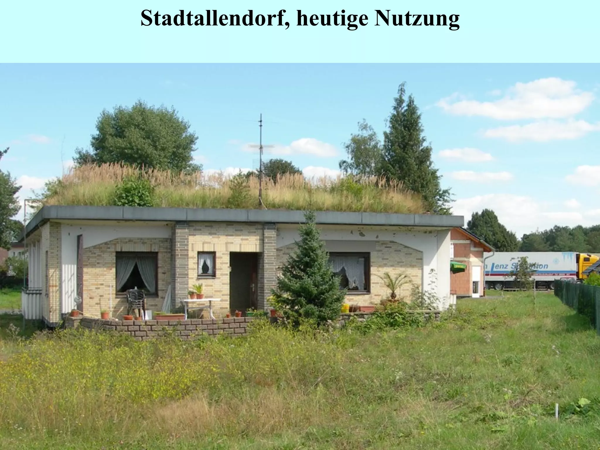 Stadtallendorf, heutige Nutzung 