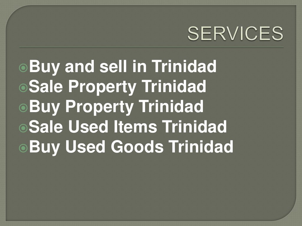 Buy Property Trinidad