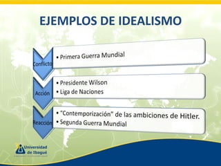 EJEMPLOS DE IDEALISMO

 