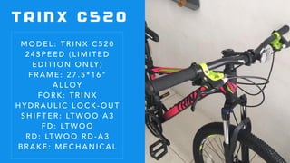 Trinx 2018 Bike Models