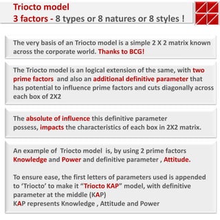 Triocto model