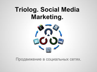 Triolog. Social Media
      Marketing.




Продвижение в социальных сетях.
 