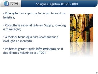 Soluções Logística TOTVS - TRIOÍNDICENecessidade TRIOSolução TOTVSPorque TOTVS53