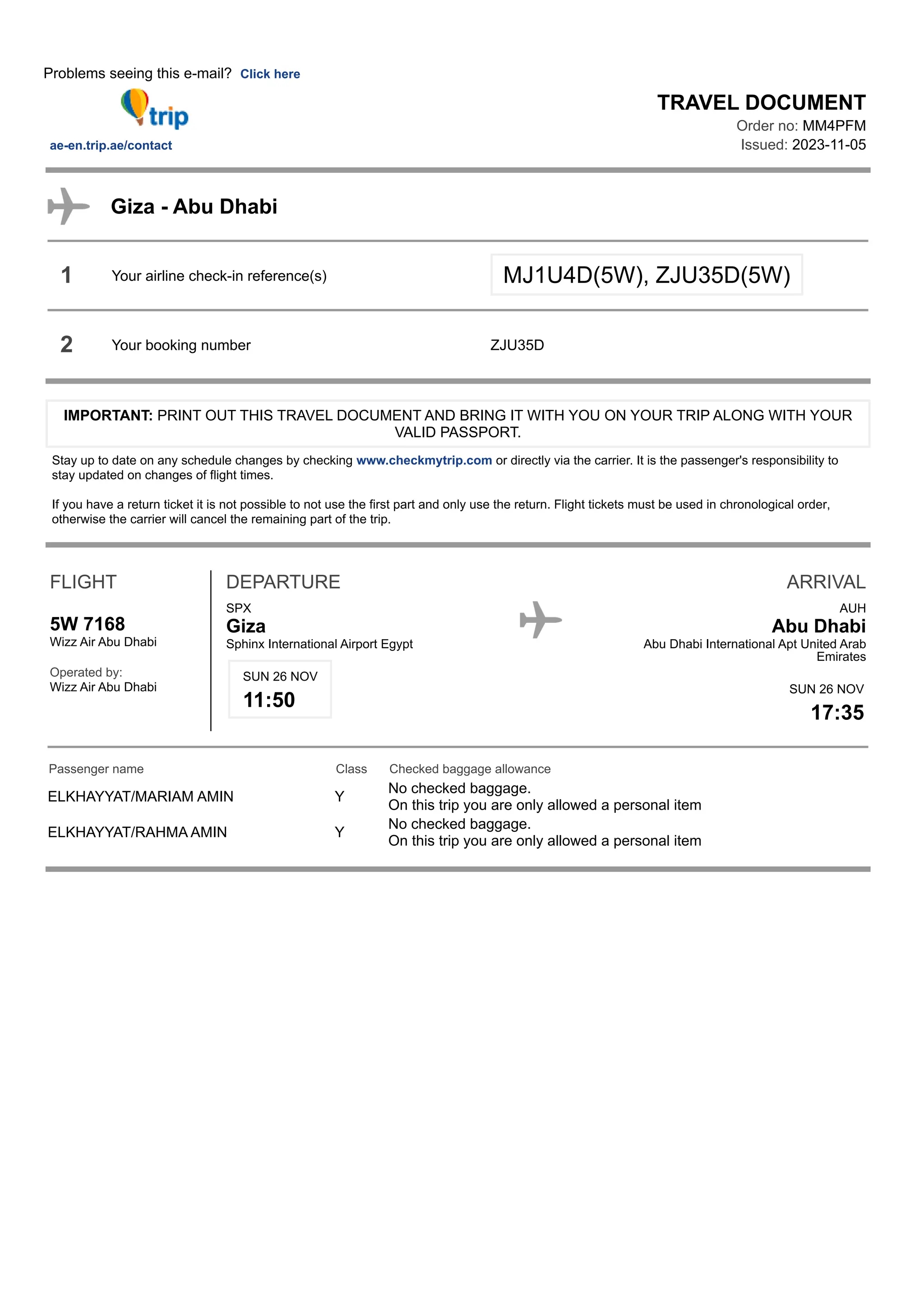 Reading visual data 6