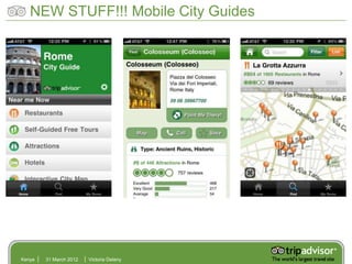 NEW STUFF!!! Mobile City Guides        12




Kenya   31 March 2012   Victoria Delany
 
