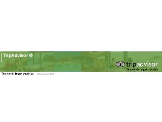 TripAdvisor ®


                6 November 2012
 