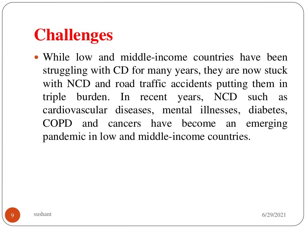 Triple burden of disease