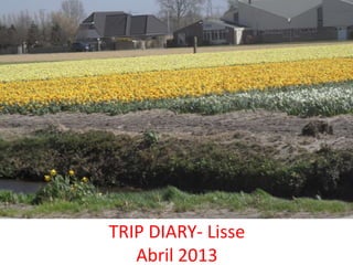 TRIP DIARY- Lisse
Abril 2013
 