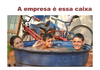 A empresa é essa caixa
 
