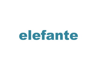 elefante
 