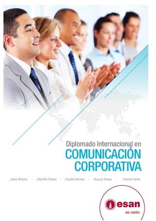 Tríptico Diplomado Internacional en Comunicación Corporativa