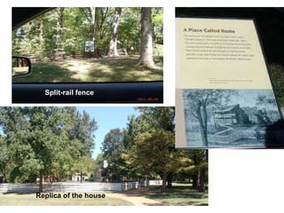 Split rail fence Split-rail fence Replica of the house 