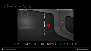 #UE4 | @UNREALENGINE
パーティクル
そう つまりコレ一粒一粒がパーティクルです
 