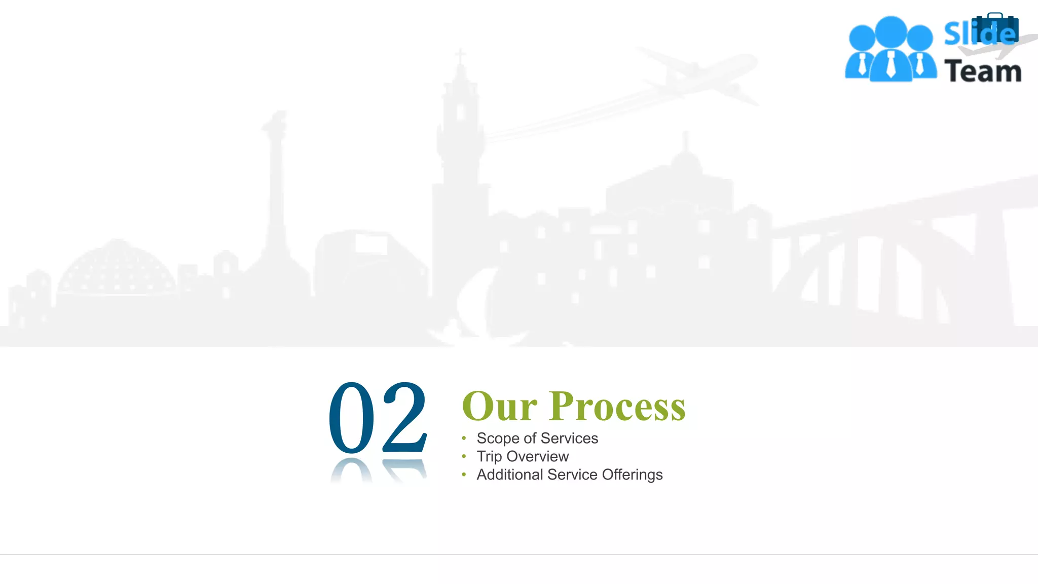 6
• Scope of Services
• Trip Overview
• Additional Service Offerings
Our Process
 