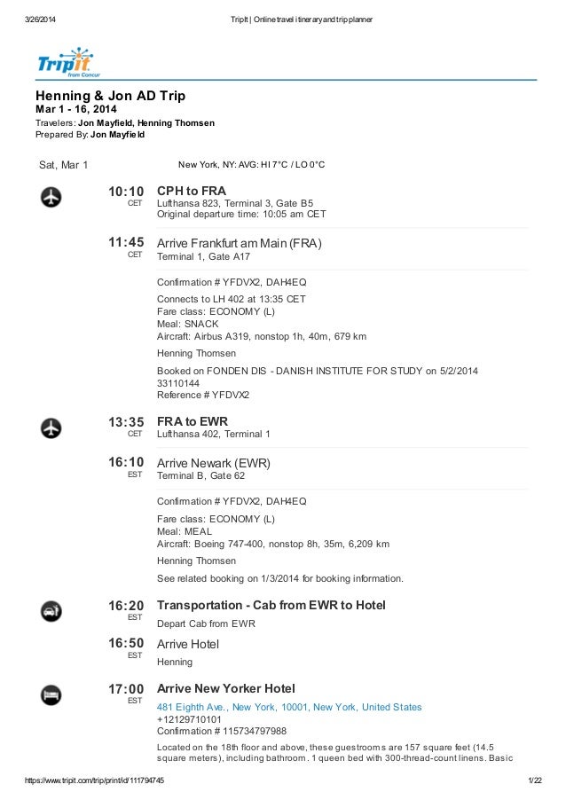 trip it online travel itinerary and trip planner