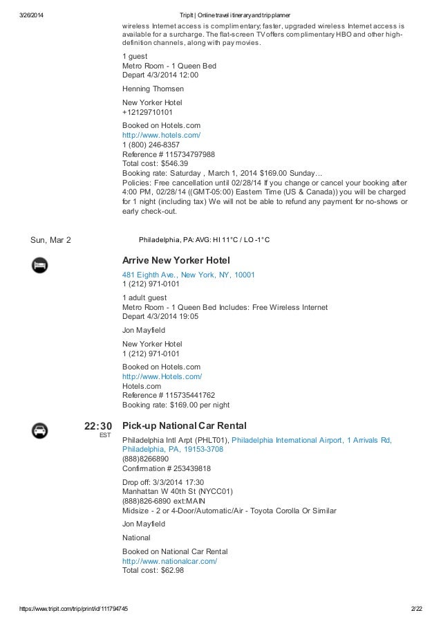 trip it online travel itinerary and trip planner