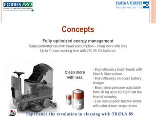 Experience the revolution in cleaning with TRIPLA 85
 