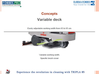 Experience the revolution in cleaning with TRIPLA 85
 