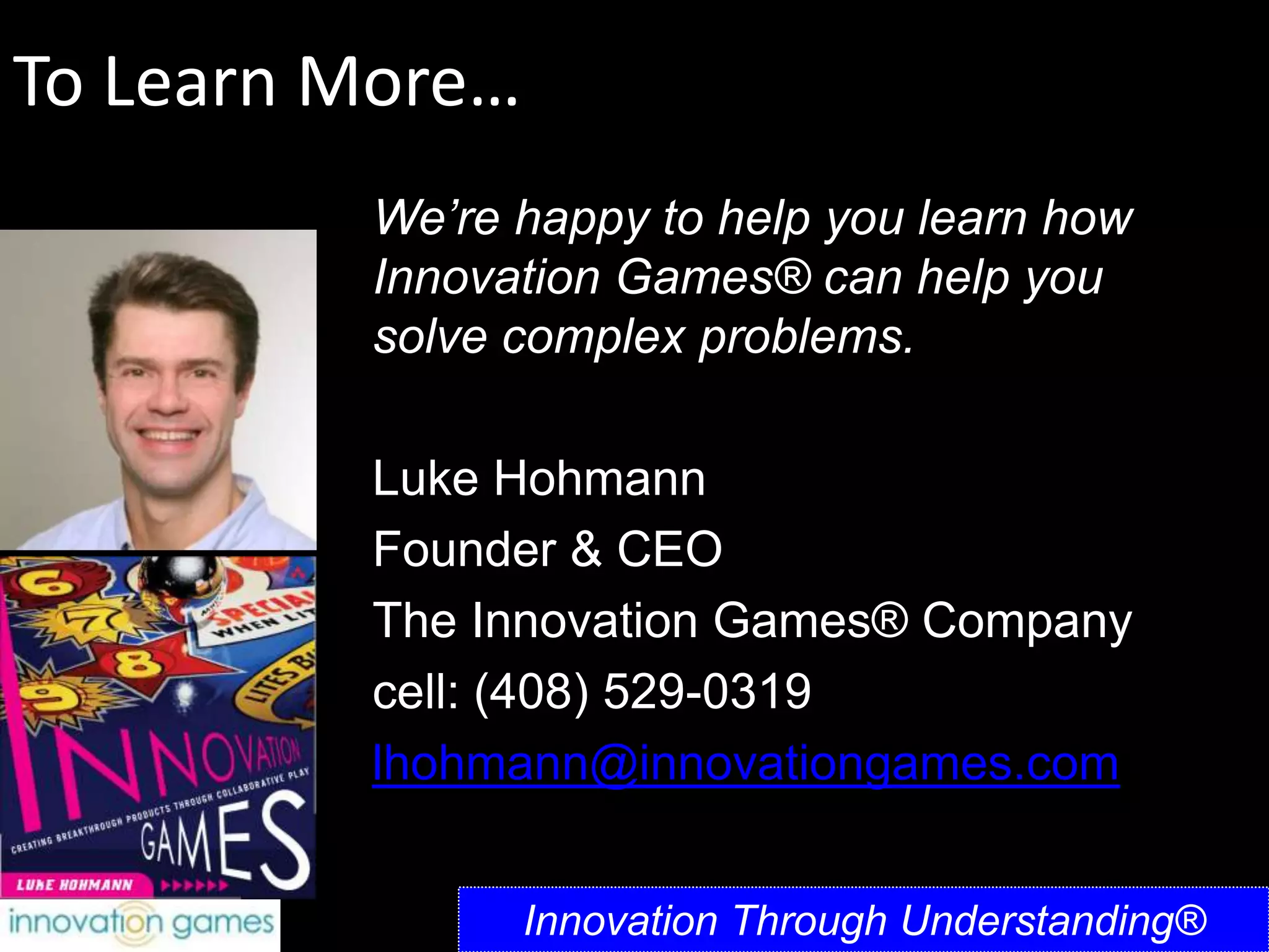 Step 3: Collaborative PrioritizationGoal? is to take large list and prioritize to a manageable set.use casebug fixarch changedo thisdo thatthe other thingWhere is the “Voice of the Customer?“infinite” backlog