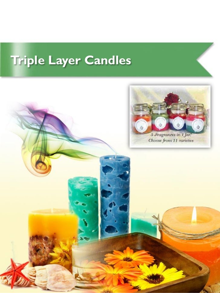 Triple layeredcandles instructions