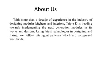 Interior Designing | Modular Kitchens | Office Interiors | Triple D ...