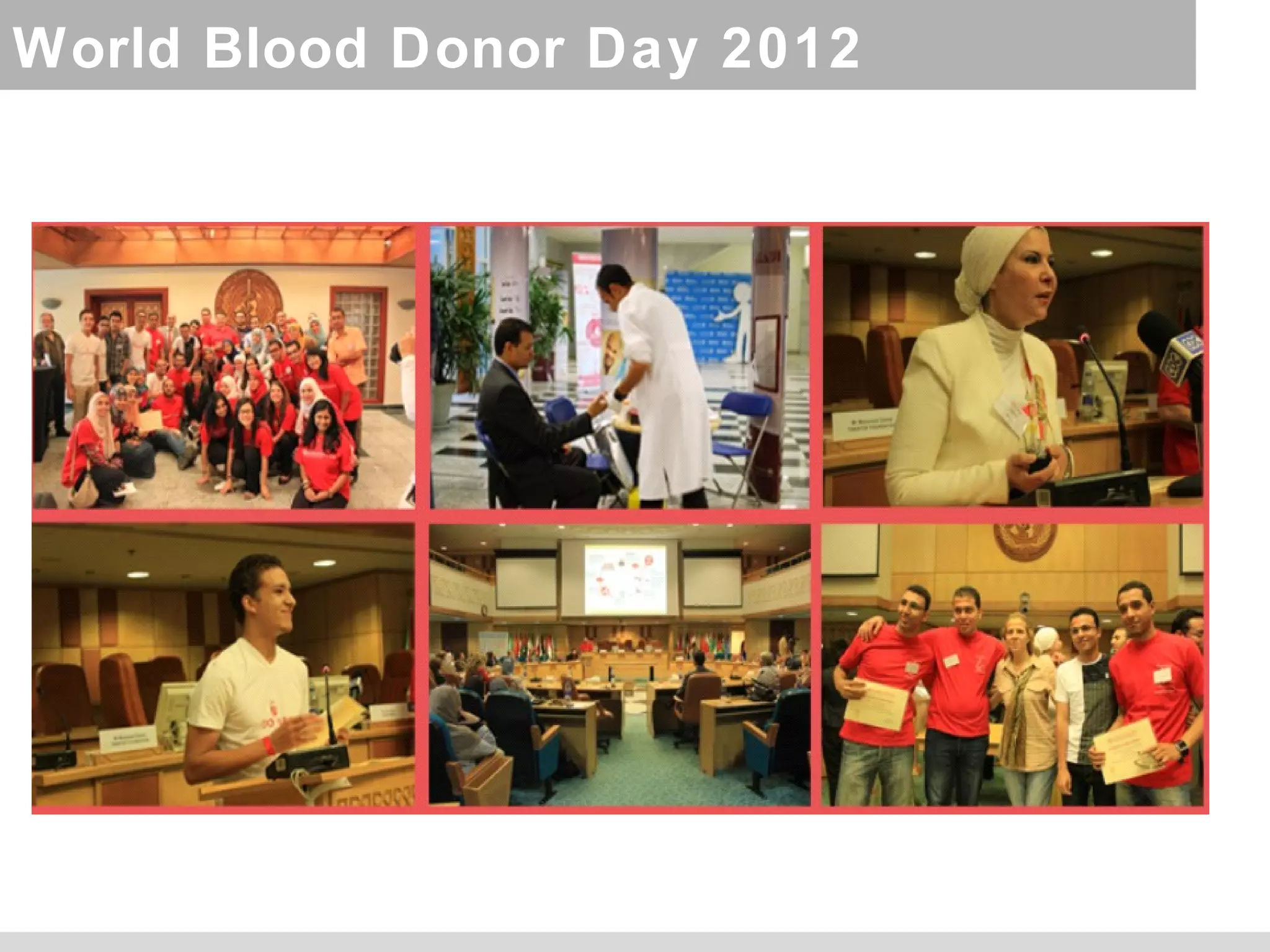 World Blood Donor Day 2012
 