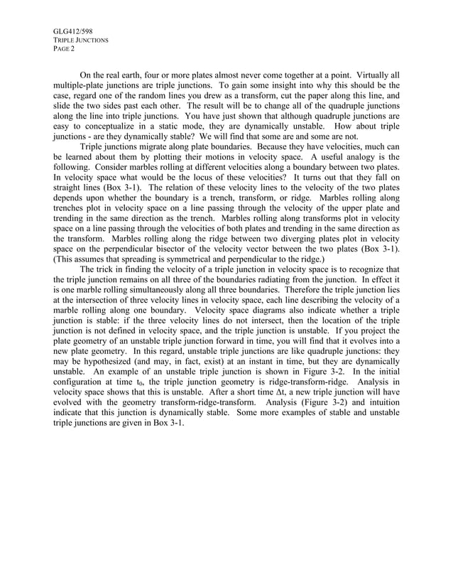 Triple junctions | PDF | Geography | Science