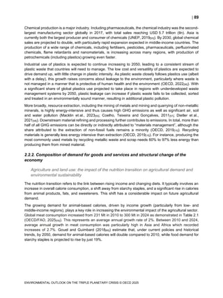 Environmental Outlook on the Triple Planetary Crisis | PDF