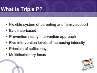 Triple P Example Behaviour Graph Triple P Panel | PPT