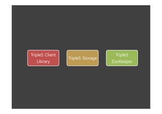 TripleS Client                      TripleS
                 TripleS Storage
   Library                         ZooKeeper
 