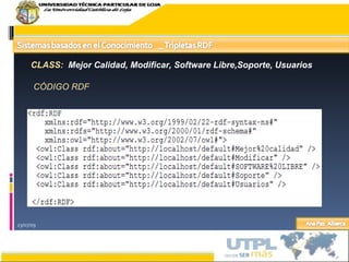 23/07/09 CLASS:  Mejor Calidad, Modificar, Software Libre,Soporte, Usuarios CÓDIGO RDF 