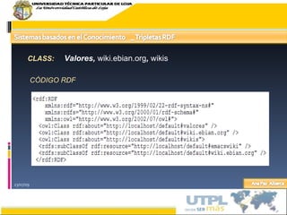 23/07/09 CLASS:  Valores,  wiki.ebian.org ,  wikis CÓDIGO RDF 