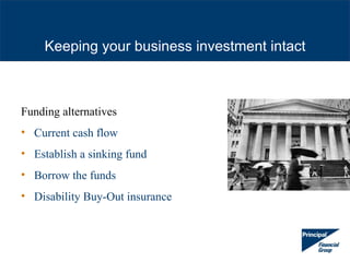 Keeping your business investment intact



Funding alternatives
• Current cash flow
• Establish a sinking fund
• Borrow th...