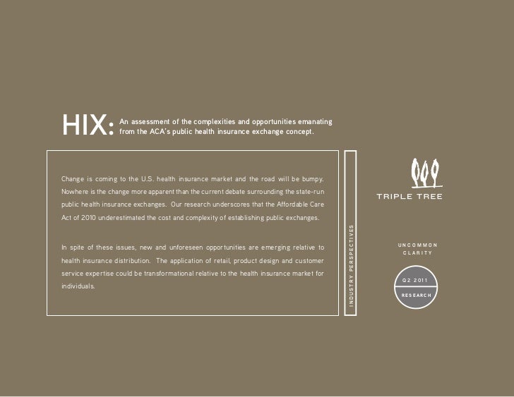 HIX Health Insurance Exchanges