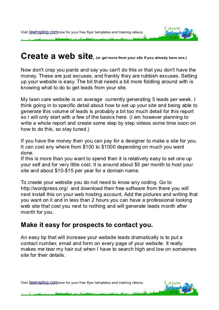 free lawn care software downloads