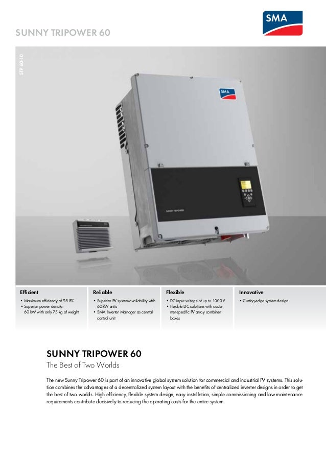 Sma 60kw Tri Power