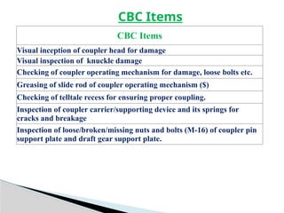 Coupler Inspection TripPit Maintenance Schedules of ICF coach.pptx