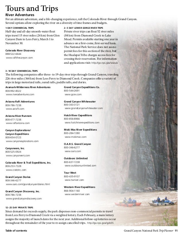 nostalgicoutdoors grand canyon national park trip planner tours planner