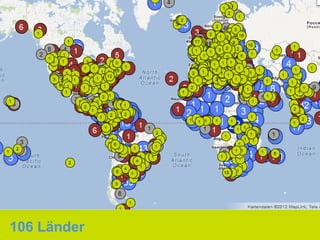 106 Länder
 