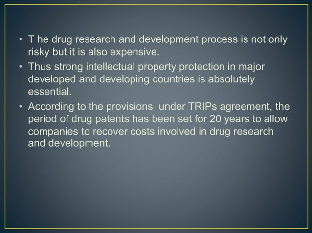 Trade Related Aspects Of Intellectual Property Rights (TRIPS) | PPTX