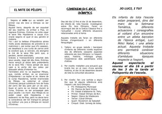 EL MITE DE PÈLOPS                            CONEIXEM ELS JOCS                              JO LUCI, I TU?
               ...