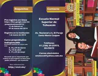 Triptico enst 2014