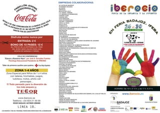 IBEROCIO 2013 - Triptico actividades