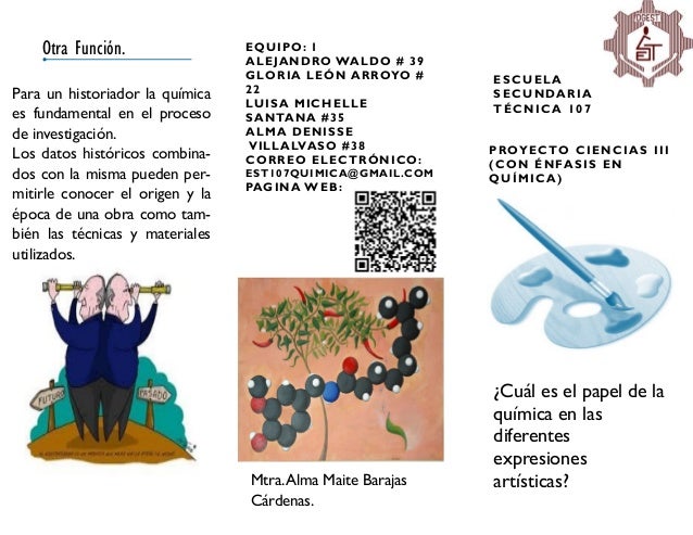 el arte en la quimica